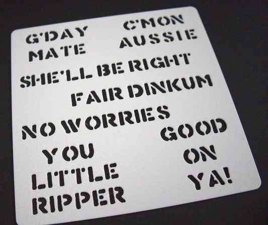Australiana Stencils - Multiple Varieties