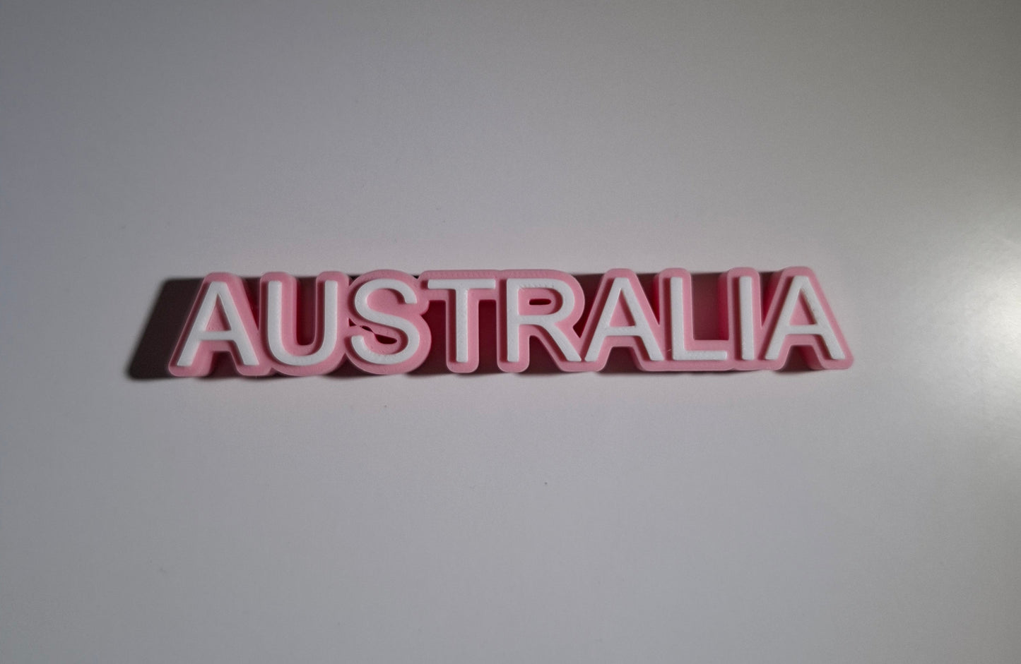 Desk Sign - Australia | 3D Printed