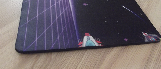 Mousepad Space Scene with Big Planet