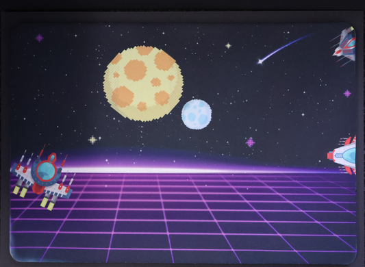 Mousepad Space Scene with Big Planet