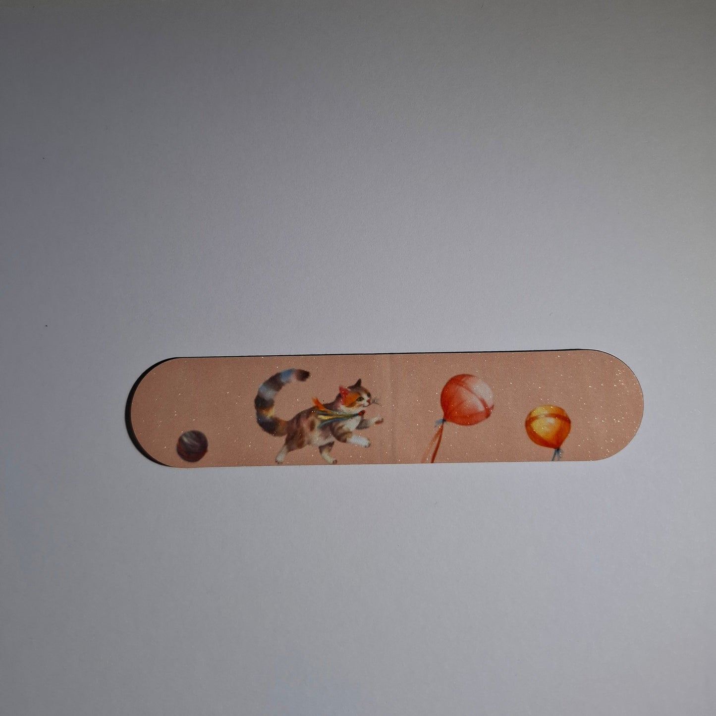 Sublimation print for Bookmarks Cat with Balloons