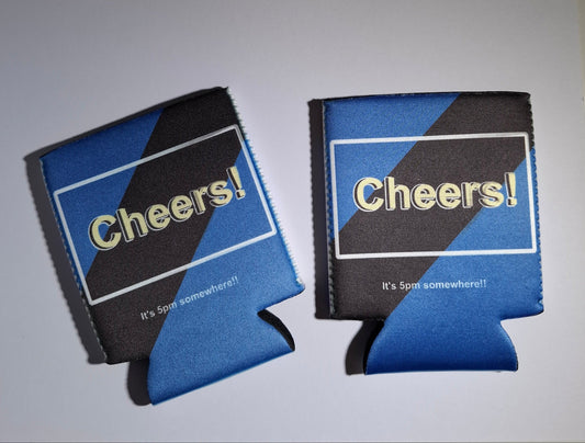 Sublimation print for Stubby Holders - Cheers